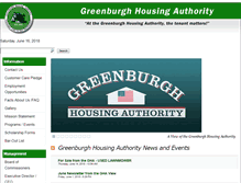Tablet Screenshot of greenburghhousing.org